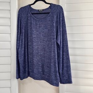 Buffalo David Bitton Heathered Blue Top. Princess. Size XXL